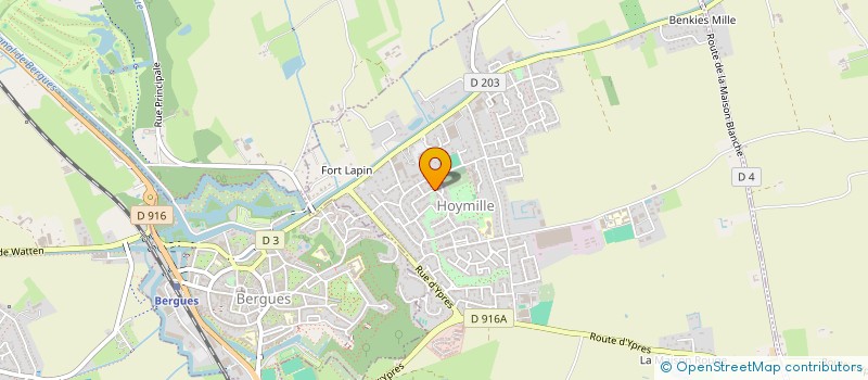 localisation de l'entreprise SCI COUSIN-SCHRICKE  HOYMILLE