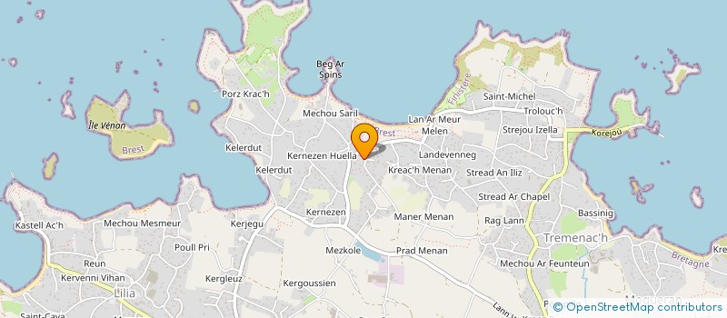 localisation de l'entreprise SCI COUSQUER OGOR  PLOUGUERNEAU