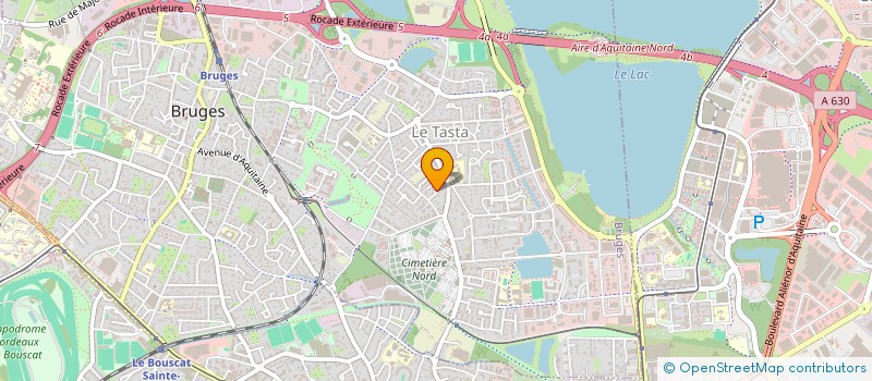 localisation de l'entreprise SCI COUSSIERE AMBLARD  BRUGES