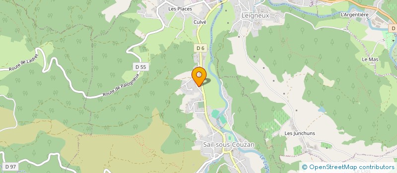 localisation de l'entreprise SCI COUSSIN D'OR  SAIL-SOUS-COUZAN