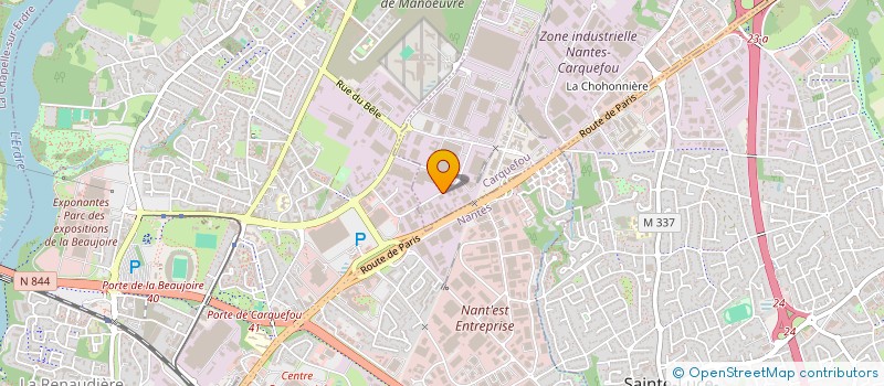 localisation de l'entreprise SCI COUSTEAU  CARQUEFOU