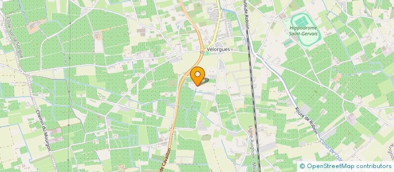 localisation de l'entreprise SCI COUSTELLET MEDICALE  L'ISLE-SUR-LA-SORGUE