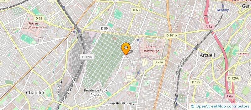 localisation de l'entreprise SCI COUSTILLAS VIRGINIE à ANTONY