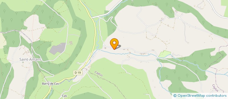 localisation de l'entreprise SCI COUSTILLERES  CAYLUS