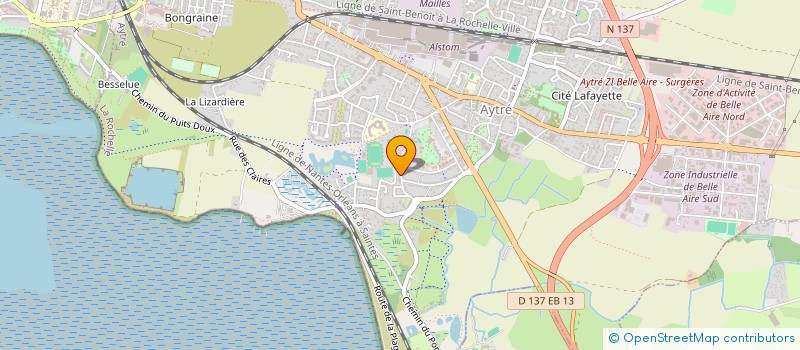 localisation de l'entreprise SCI COUT'INVEST  AYTRE