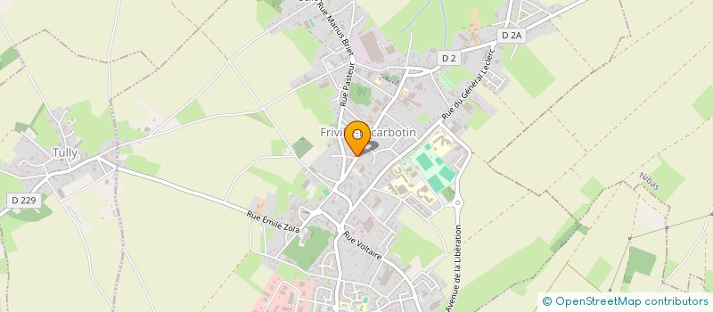 localisation de l'entreprise SCI COUTANT  FRIVILLE-ESCARBOTIN