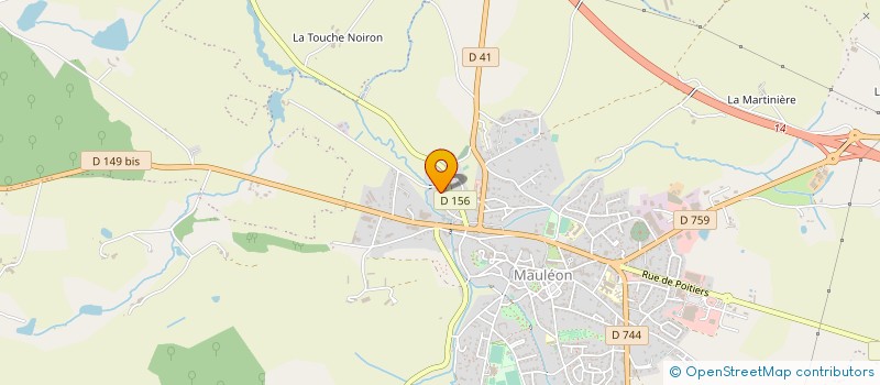 localisation de l'entreprise SCI COUTANT  MAULEON