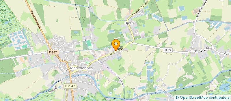 localisation de l'entreprise SCI COUTANT-CAYTAN à DOUAI