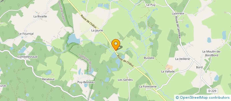 localisation de l'entreprise SCI COUTEAUD à SAINT-YRIEIX-LA-PERCHE