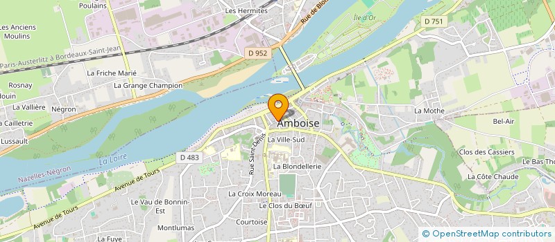 localisation de l'entreprise SCI COUTEL  AMBOISE