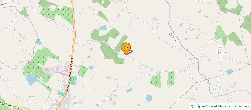 localisation de l'entreprise SCI COUTELEAU  CANCON