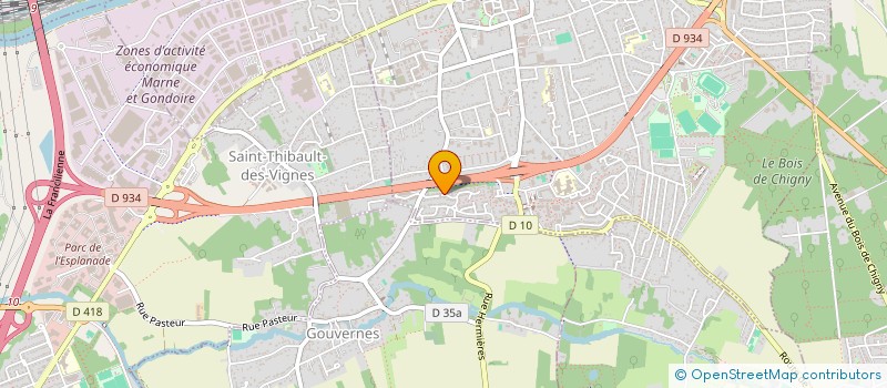 localisation de l'entreprise SCI COUTELLE  LAGNY-SUR-MARNE