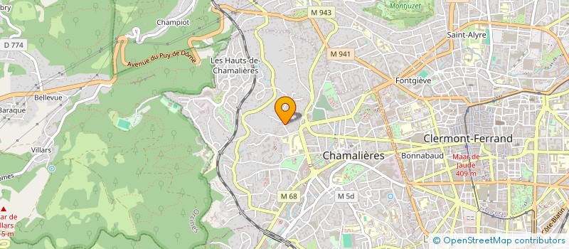 localisation de l'entreprise SCI COUTHON  CHAMALIERES