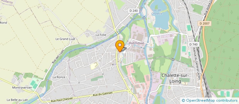 localisation de l'entreprise SCI COUTO  CHALETTE-SUR-LOING