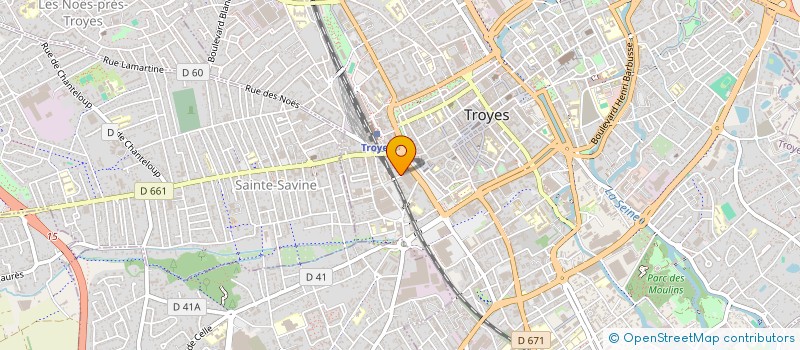 localisation de l'entreprise SCI COUTURAT à TROYES
