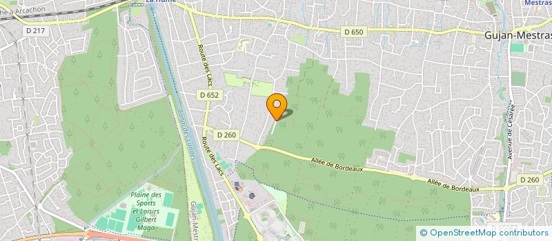 localisation de l'entreprise SCI COUTURE  GUJAN-MESTRAS
