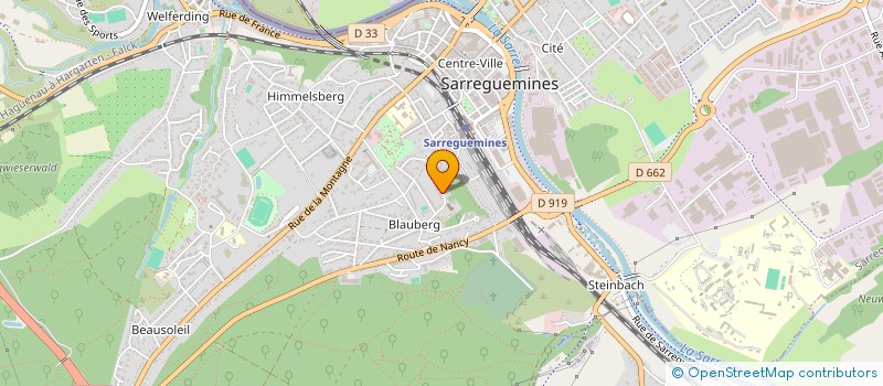 localisation de l'entreprise SCI COUTURIER à SARREGUEMINES