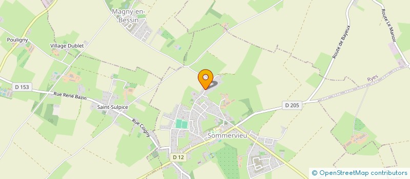 localisation de l'entreprise SCI COUTURIER FRERES  SAINT-VIGOR-LE-GRAND