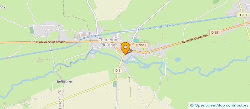 localisation de l'entreprise SCI COUVENT DE LA MARMANDE  CHARENTON-DU-CHER