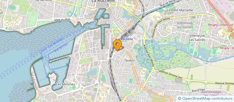 localisation de l'entreprise SCI COUYAC  LA ROCHELLE