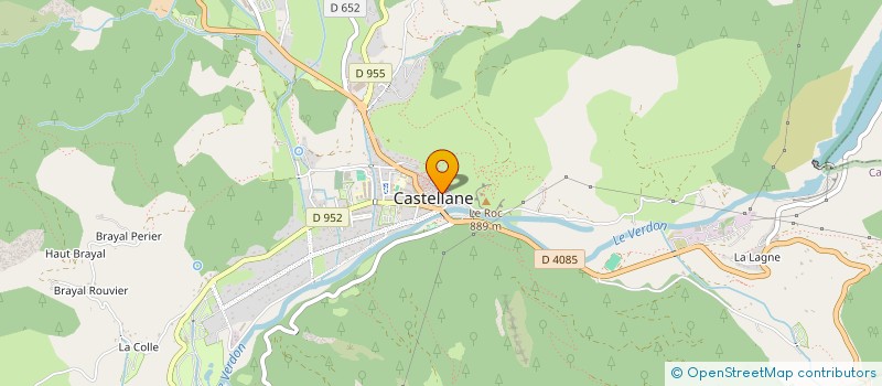 localisation de l'entreprise SCI COUZ  CASTELLANE