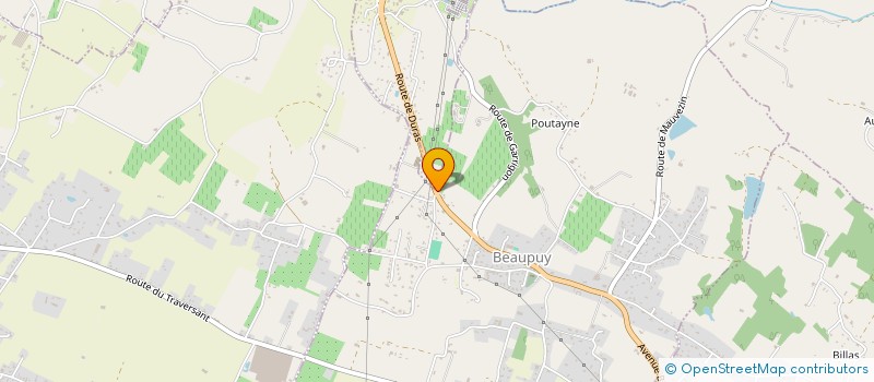 localisation de l'entreprise SCI COUZY  BEAUPUY