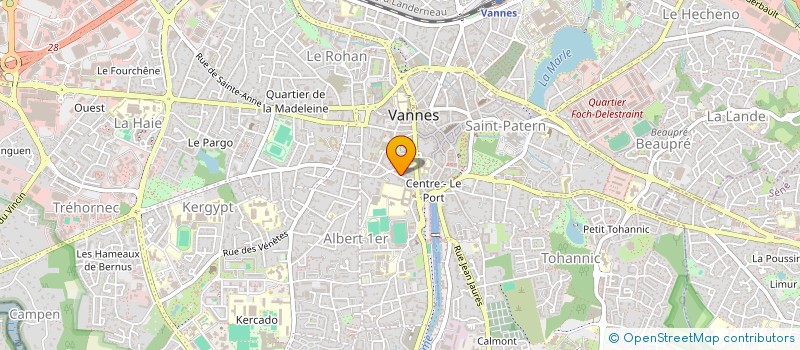 localisation de l'entreprise SCI COV-IMMO à VANNES