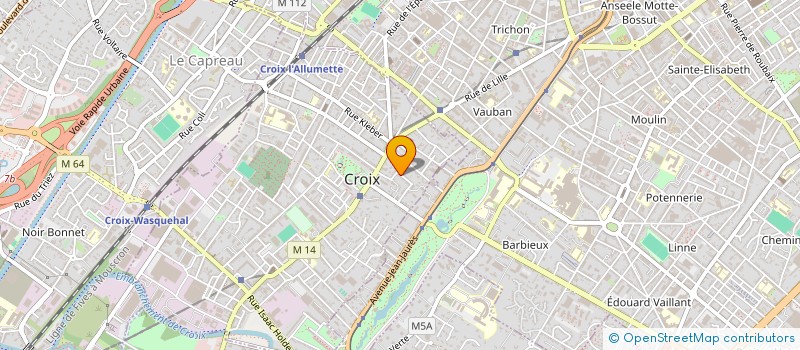 localisation de l'entreprise SCI COVA à CROIX