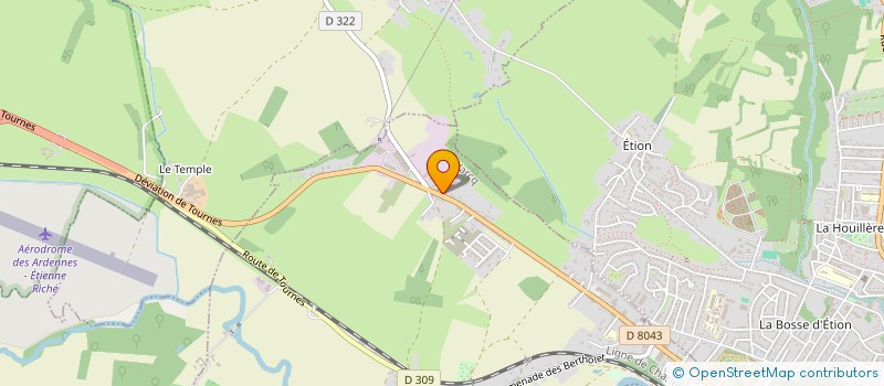 localisation de l'entreprise SCI COVA  WARCQ