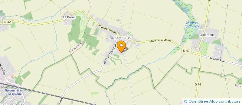 localisation de l'entreprise SCI COVAL  BOISSY-SANS-AVOIR