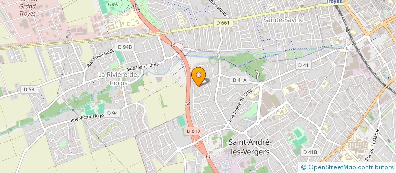 localisation de l'entreprise SCI COVAL  SAINT-ANDRE-LES-VERGERS