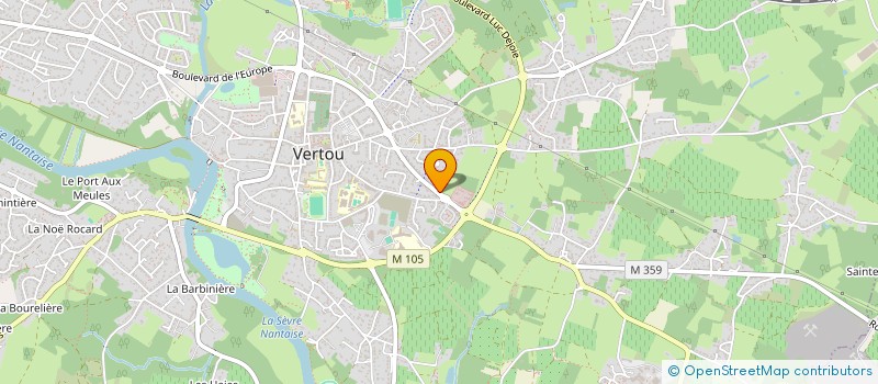 localisation de l'entreprise SCI COVE  VERTOU