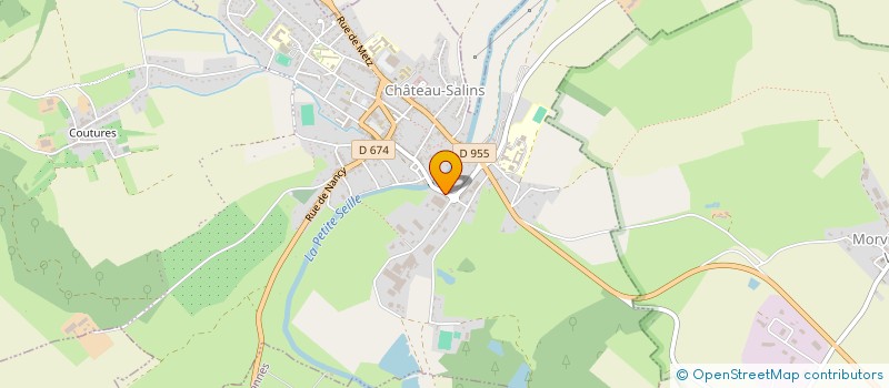 localisation de l'entreprise SCI COVEDA  CHATEAU-SALINS