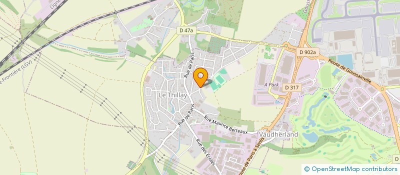 localisation de l'entreprise SCI COVELAS  LE THILLAY