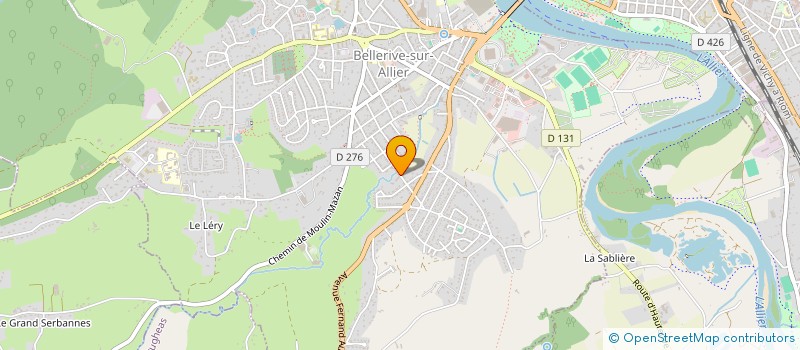 localisation de l'entreprise SCI COVI  BELLERIVE-SUR-ALLIER