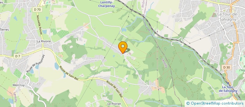 localisation de l'entreprise SCI COVINA  LENTILLY