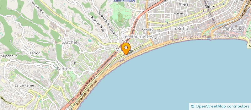 localisation de l'entreprise SCI COVO  NICE