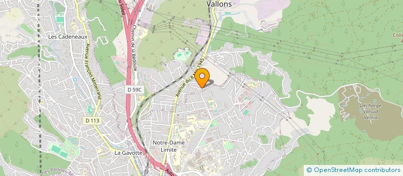 localisation de l'entreprise SCI COW à SEPTEMES-LES-VALLONS