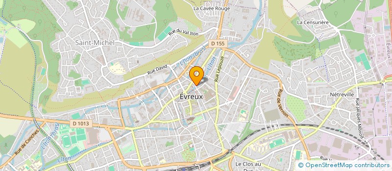 localisation de l'entreprise SCI COWER  EVREUX