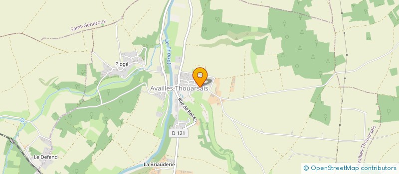 localisation de l'entreprise SCI COWORK LODGE  AVAILLES-THOUARSAIS