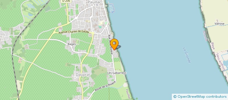 localisation de l'entreprise SCI COWORTH REPTON  PAUILLAC