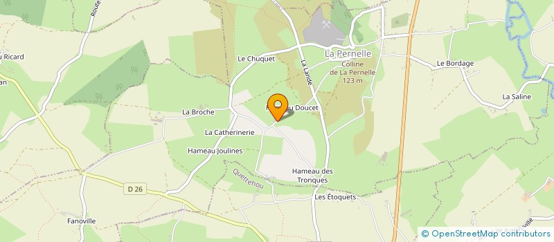 localisation de l'entreprise SCI COXTONVILLE  LA PERNELLE