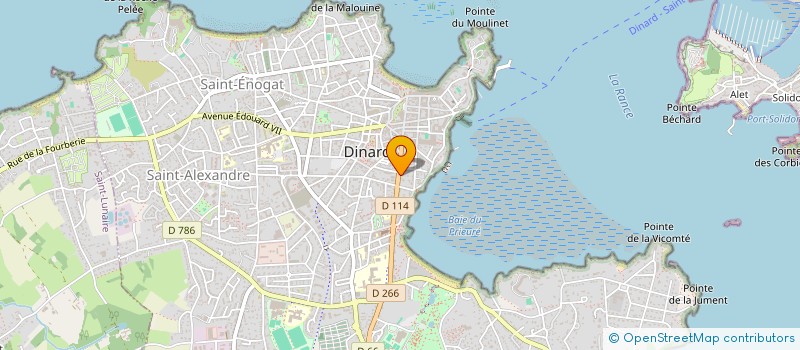 localisation de l'entreprise SCI COY COY  DINARD