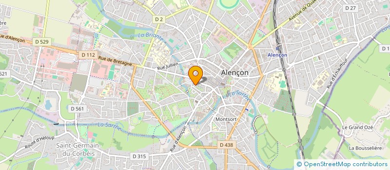 localisation de l'entreprise SCI COYAC à ALENCON