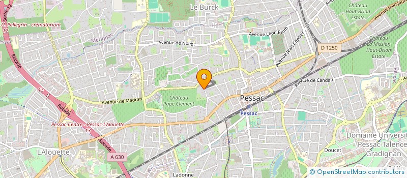 localisation de l'entreprise SCI COYOTE  PESSAC