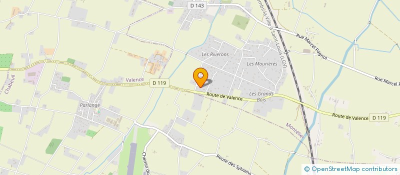 localisation de l'entreprise SCI COYOTTES  MONTELIER