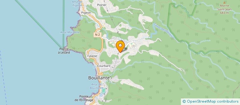 localisation de l'entreprise SCI COZIM à BOUILLANTE