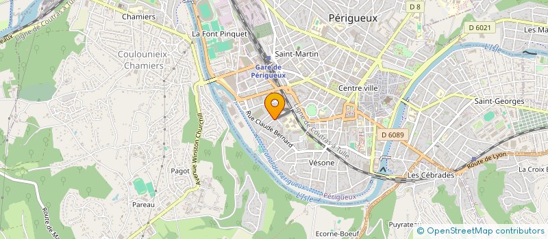 localisation de l'entreprise SCI COZIMO à PERIGUEUX