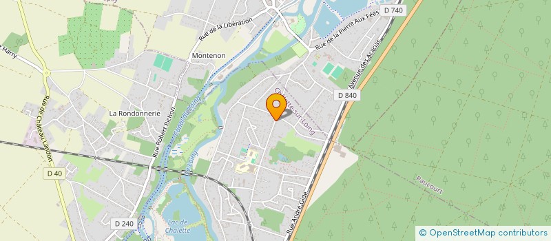 localisation de l'entreprise SCI CP  CHALETTE-SUR-LOING
