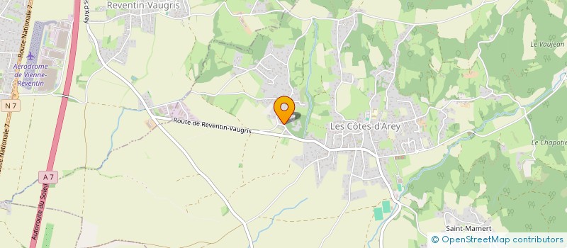 localisation de l'entreprise SCI CP  LES COTES D'AREY